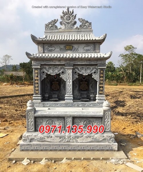 Mẫu mộ đá đôi song thân phu thê đẹp bán tại hà nội - mộ đôi cao bằng