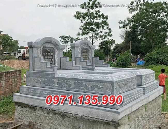 Mộ đá đôi song thân đẹp bán tại điện biên lào cai hà nội lạng sơn