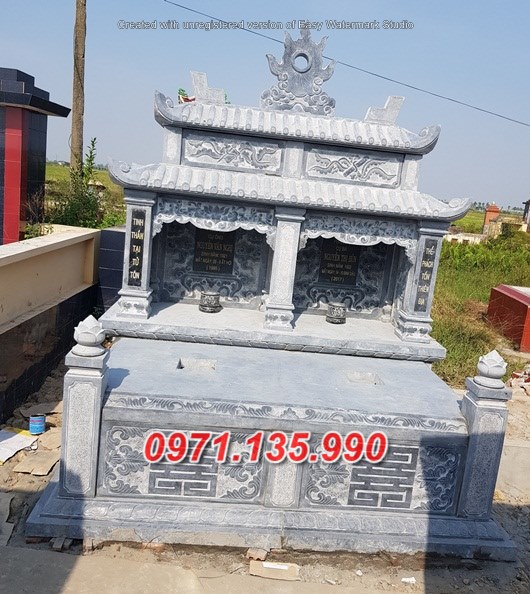 Mộ đá đôi song thân đẹp bán tại điện biên lào cai hà nội lạng sơn