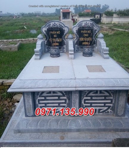Mẫu mộ đá đôi để tro cốt đẹp bán tại quảng bình long an sóc trăng