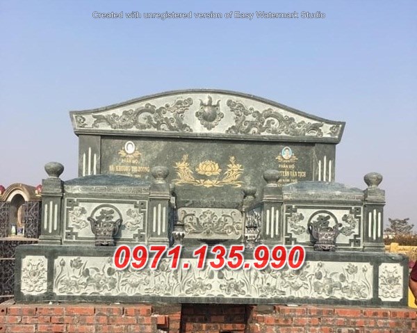 Mẫu mộ đá đôi song thân đẹp bán tại quảng bình tiền giang trà vinh