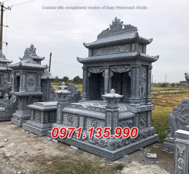 Mẫu mộ đá đôi song thân đẹp bán tại quảng bình tiền giang trà vinh
