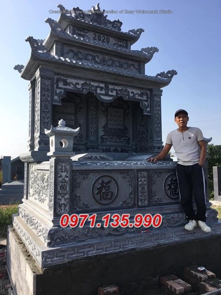 Mẫu mộ đá đôi song thân đẹp bán tại quảng bình tiền giang trà vinh