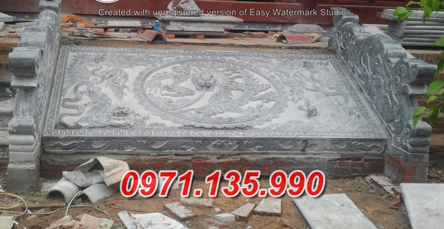 Mẫu rồng đá chiếu rồng nhà thờ từ đường đẹp bán tại hà nội bắc giang