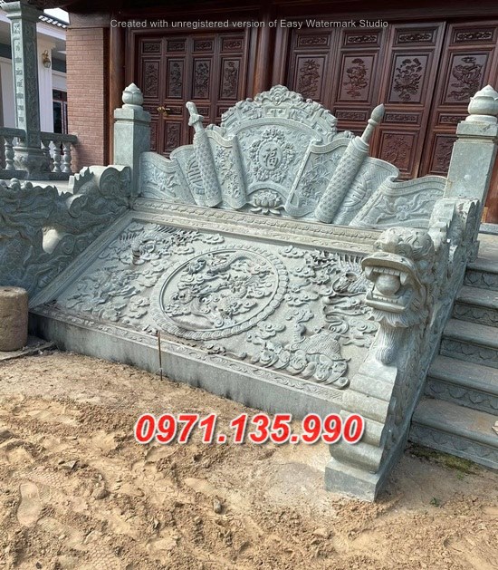 mẫu rồng đá chiếu rồng từ đường nhà thờ đẹp bán tại lạng sơn hưng yên