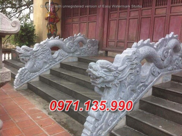 Mẫu rồng đá chiếu rồng nhà thờ từ đường đẹp bán tại phú yên khánh hoà