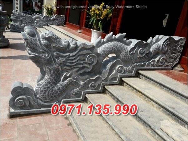 Mẫu rồng đá chiếu rồng nhà thờ từ đường đẹp bán tại phú yên khánh hoà