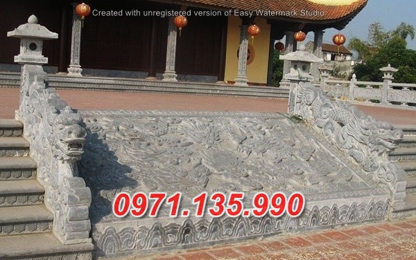 Mẫu rồng đá chiếu rồng nhà thờ từ đường đẹp bán tại phú yên khánh hoà