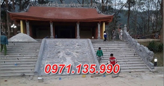 Mẫu rồng đá chiếu rồng nhà thờ từ đường đẹp bán tại phú yên khánh hoà