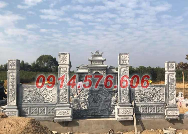 55+ mẫu trụ cổng bằng đá tự nhiên đẹp bán bình dương