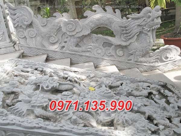 Mẫu rồng đá chiếu rồng nhà thờ từ đường đẹp bán tại gia lai đắk nông