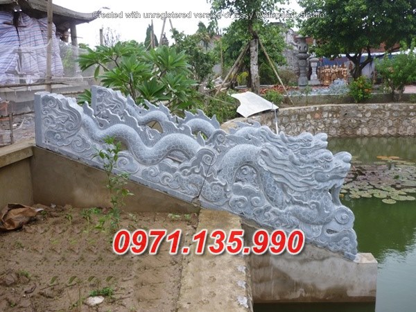 Mẫu rồng đá chiếu rồng nhà thờ từ đường đẹp bán tại vĩnh phúc phú thọ