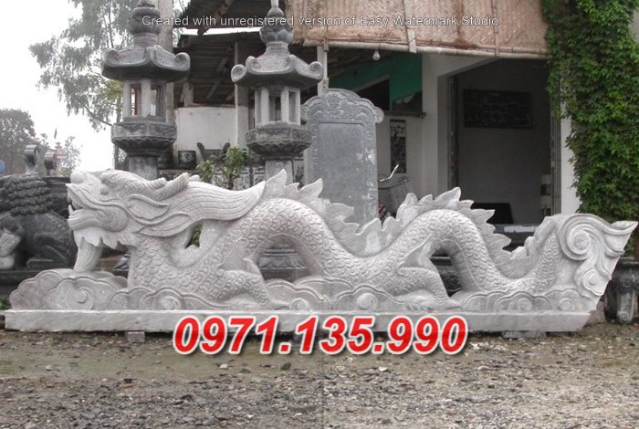 Mẫu rồng đá chiếu rồng nhà thờ từ đường đẹp bán tại vĩnh phúc phú thọ