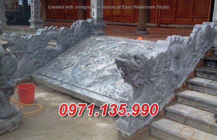 Mẫu rồng đá chiếu rồng nhà thờ từ đường đẹp bán tại vĩnh phúc phú thọ