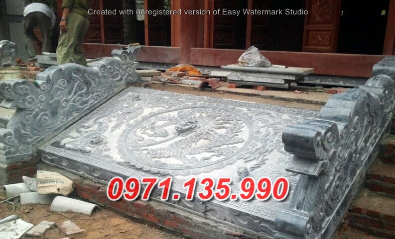 Mẫu rồng đá chiếu rồng nhà thờ từ đường đẹp bán tại vĩnh phúc phú thọ