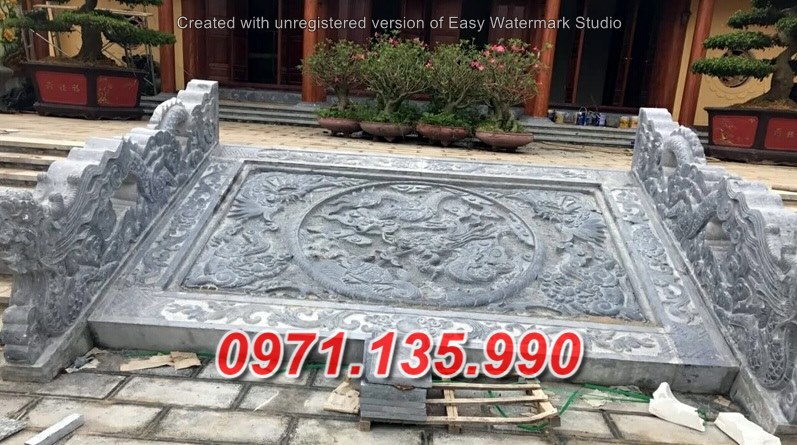 Mẫu rồng đá chiếu rồng nhà thờ từ đường đẹp bán tại vĩnh phúc phú thọ