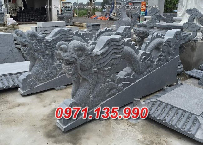 mẫu rồng đá chiếu rồng nhà thờ từ đường đẹp bán quảng ngãi bình định
