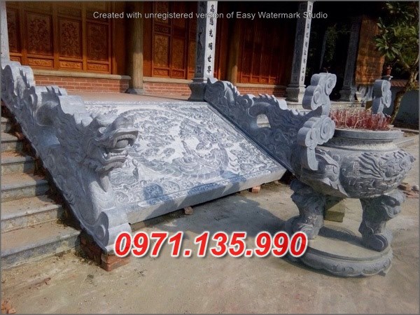 Mẫu rồng đá chiếu rồng nhà thờ từ đường đẹp bán tại thanh hoá nghệ an