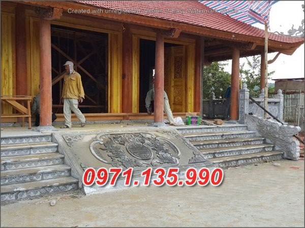 Mẫu rồng đá chiếu rồng nhà thờ từ đường đẹp bán tại thanh hoá nghệ an