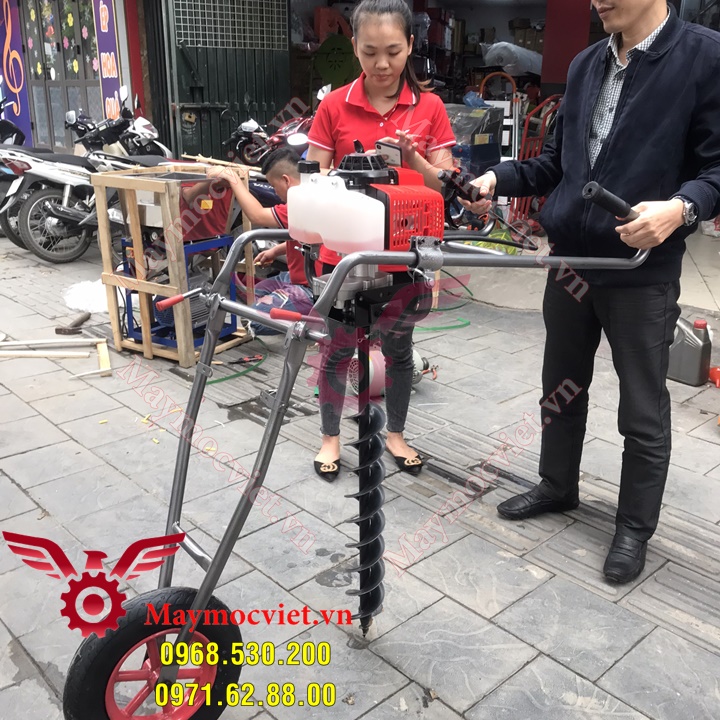 Máy khoan đất giá rẻ tại Hà Nội ( kèm mũi khoan 150)