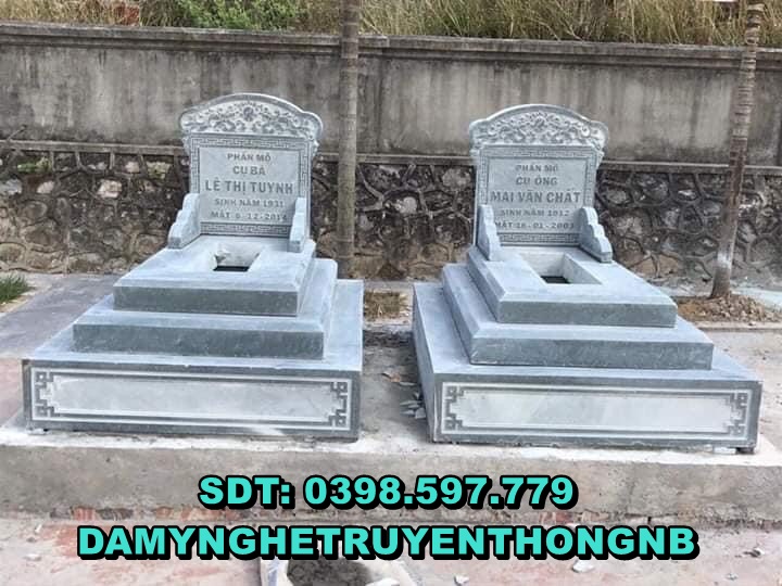 mộ đá nguyên khối lắp đặt tại vĩnh phúc 2023