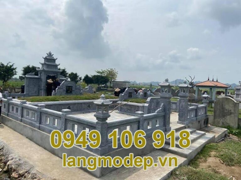 Mẫu nghĩa trang gia đình bằng đá đẹp