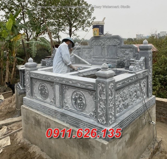 Mẫu Mộ Đá Đơn Giản Cao Cấp, Làm Theo Yêu Cầu