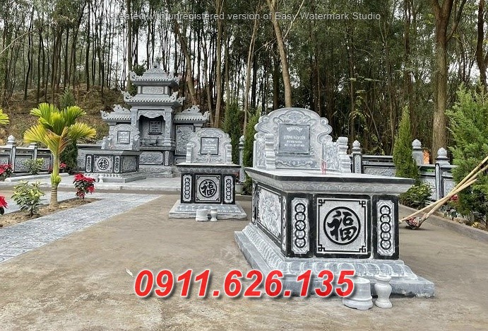 Mẫu Mộ Đá Đơn Giản Cao Cấp, Làm Theo Yêu Cầu