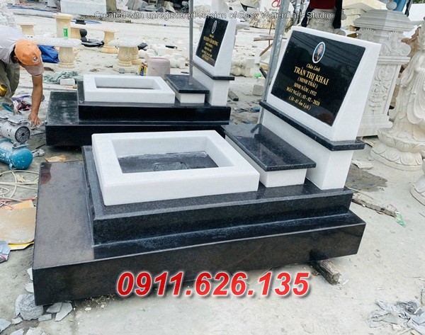 Mẫu Mộ Đá Đơn Giản Cao Cấp, Làm Theo Yêu Cầu