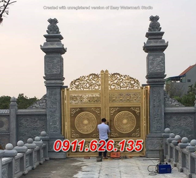 Mẫu CổnG Đá Đẹp Nhà thờ Đá