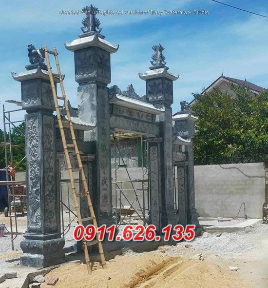 Mẫu CổnG Đá Đẹp Nhà thờ Đá