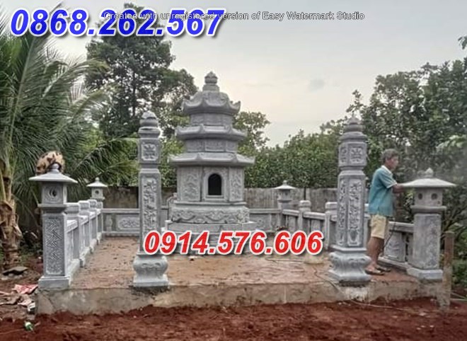 36 Mộ tháp cất để thờ đựng hũ lọ bình tro hài cốt ông bà bình dương