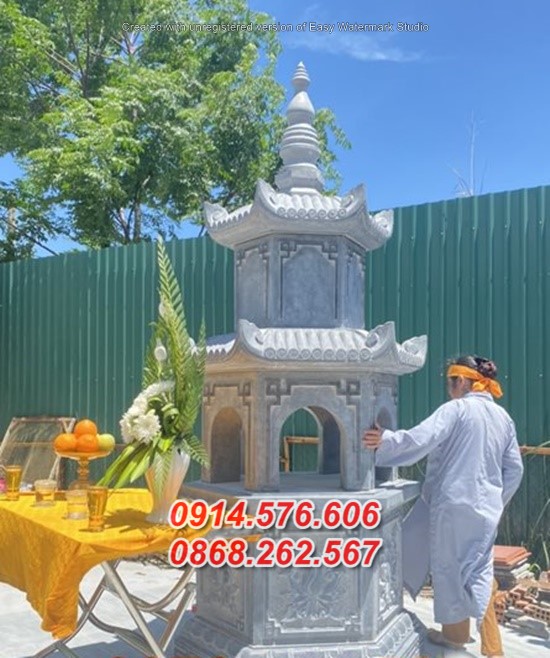 36 Mộ tháp cất để thờ đựng hũ lọ bình tro hài cốt ông bà bình dương