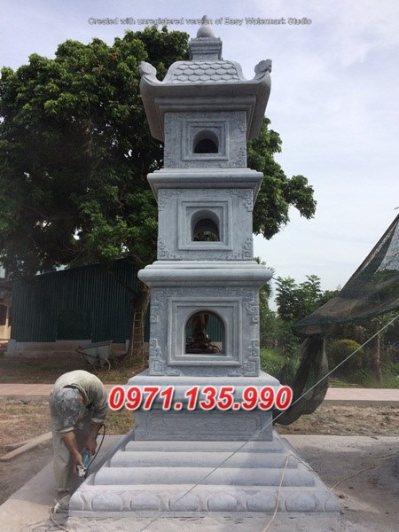 Mẫu tháp mộ đá để tro cốt đẹp bán tại quảng trị Huế - sư phật giáo