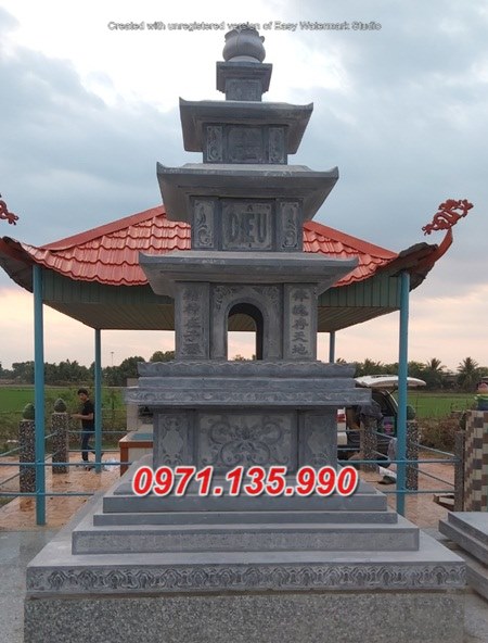 Mẫu tháp mộ đá để tro cốt đẹp bán tại quảng trị Huế - sư phật giáo