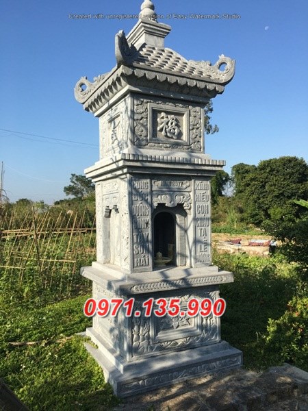 Mẫu mộ tháp để tro cốt bằng đá đẹp bán tại quảng nam đà nẵng