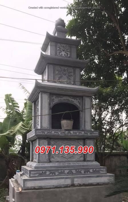 Mẫu mộ tháp để tro cốt bằng đá đẹp bán tại quảng nam đà nẵng