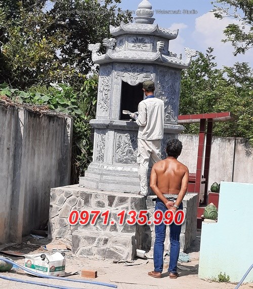 Mẫu mộ tháp đá để tro cốt đẹp bán tại đắk lắk đắk nông - tháp sư thầy