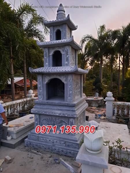 Mẫu mộ tháp đá để tro cốt đẹp bán tại đắk lắk đắk nông - tháp sư thầy