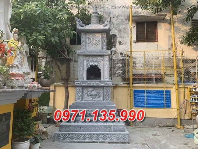 Mẫu mộ tháp đá để tro cốt đẹp bán tại hậu giang đồng tháp