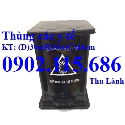 Công ty chúng tôi chuyên cung cấp thùng rác y tết 20l nắp lật 2 lớp
