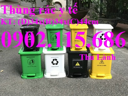 Công ty chúng tôi chuyên cung cấp thùng rác y tết 20l nắp lật 2 lớp