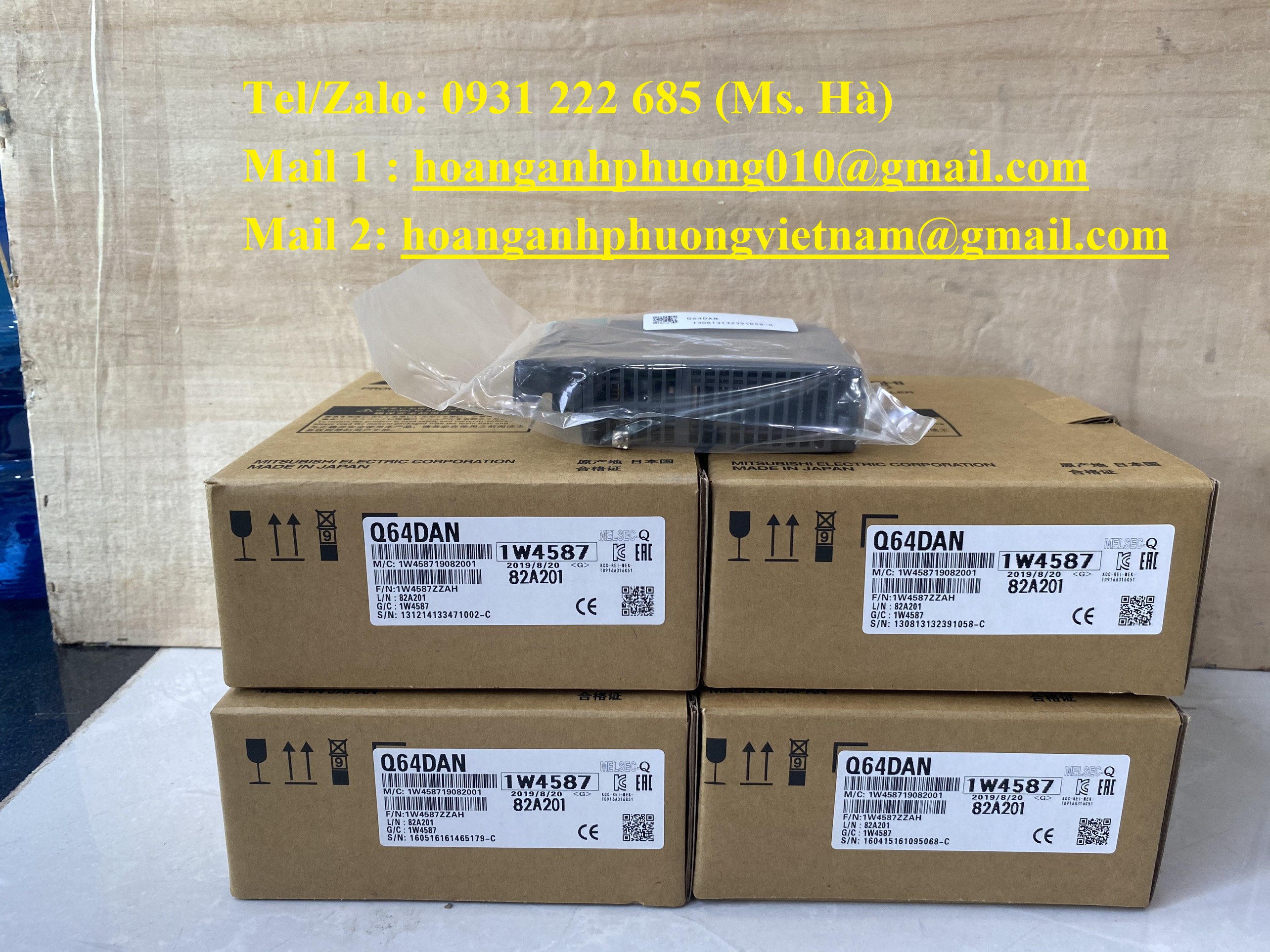 Q64DAN  module ngõ ra  dòng Q series  mitsubishi