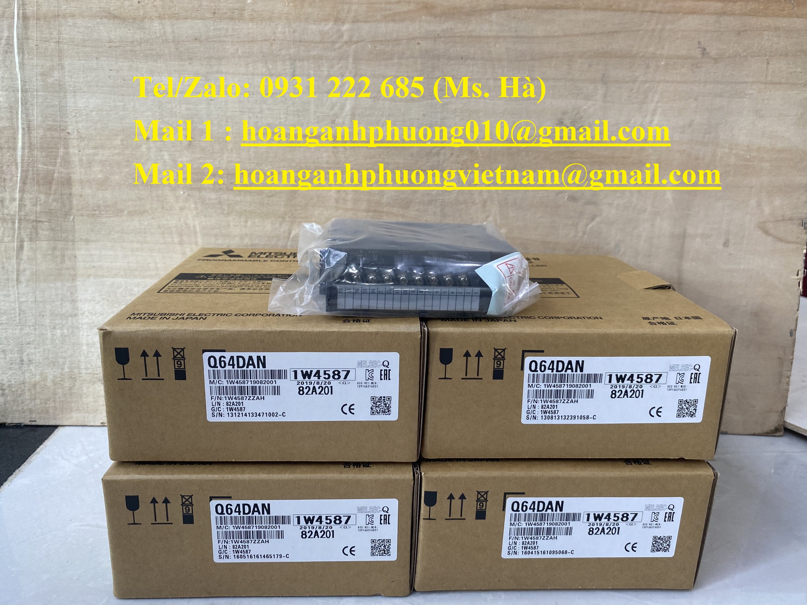 Q64DAN  module ngõ ra  dòng Q series  mitsubishi