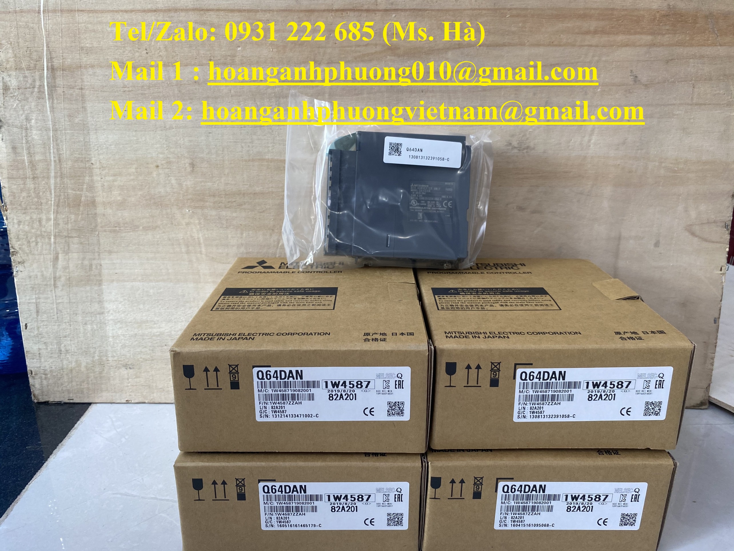 Q64DAN  module ngõ ra  dòng Q series  mitsubishi