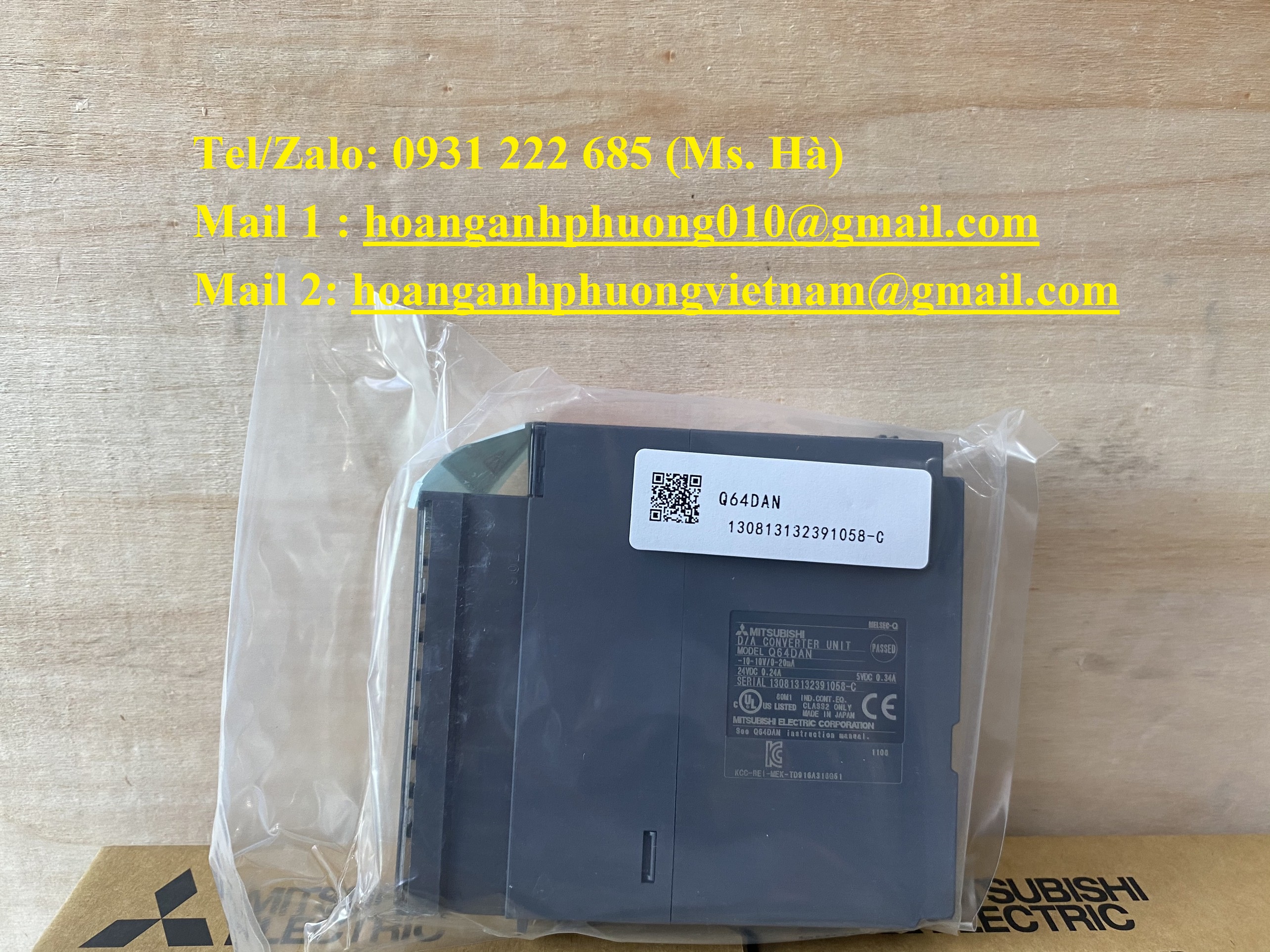 Q64DAN  module ngõ ra  dòng Q series  mitsubishi