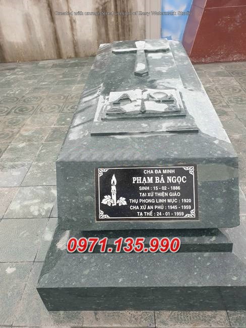 Mẫu mộ đá công giáo để tro cốt đẹp bán tại long an Kiên giang