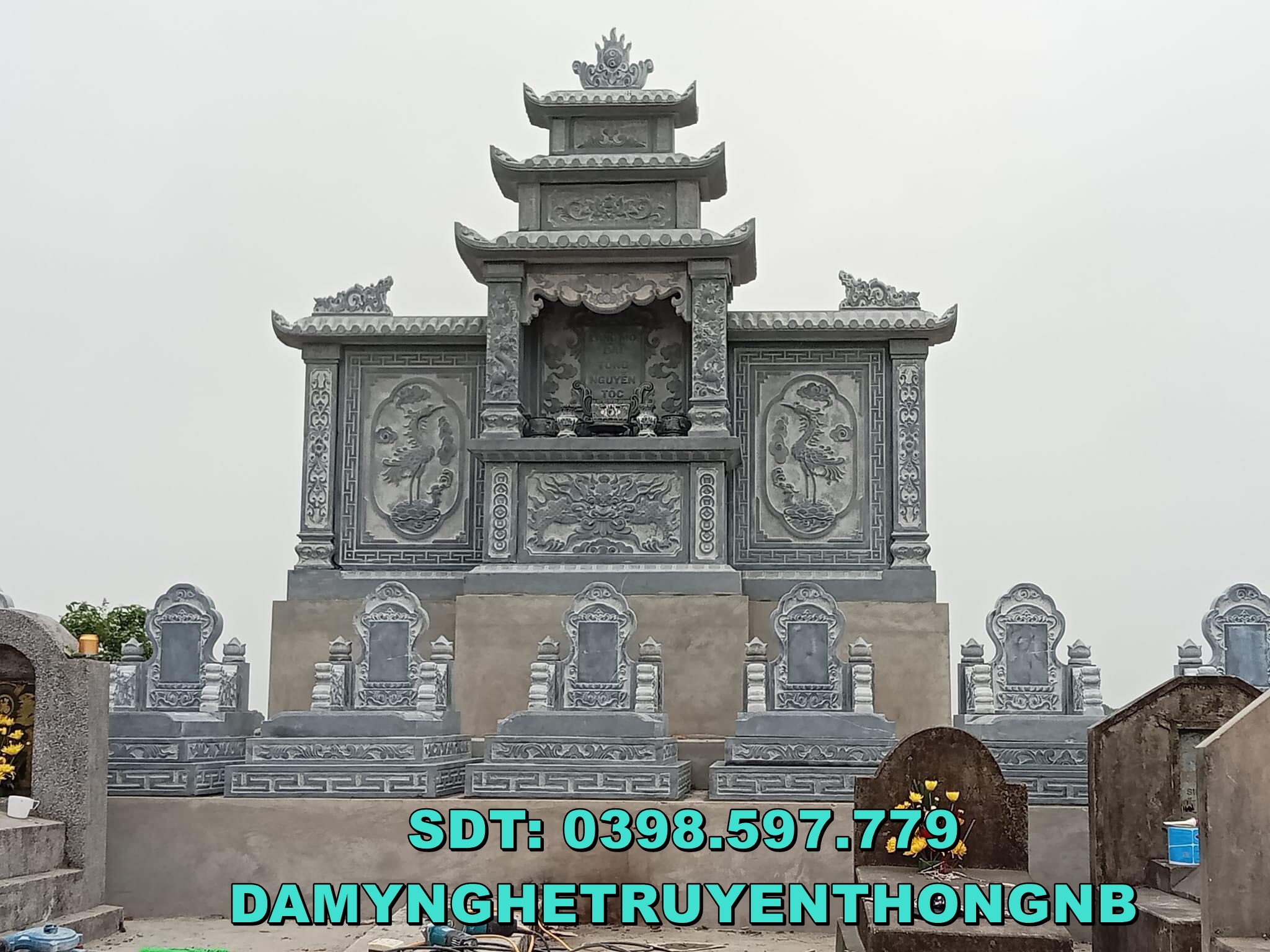 xây dựng khu lăng mộ đá đẹp lắp đặt tại hà nội