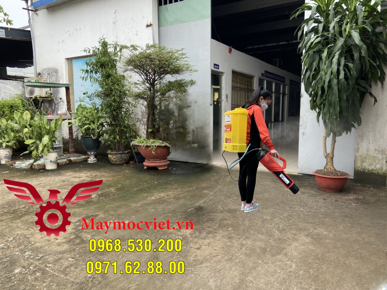 Diêt sạch ruồi muỗi côn trùng nhờ máy phun thuốc Turbo BA-6