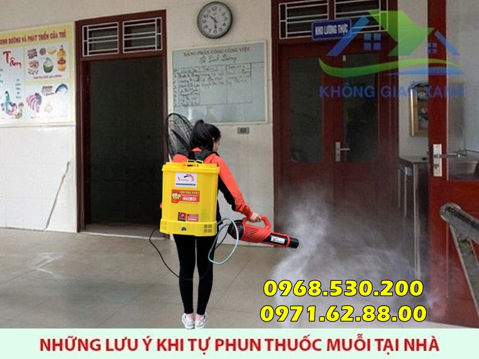 Diêt sạch ruồi muỗi côn trùng nhờ máy phun thuốc Turbo BA-6